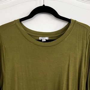 Super light weight shirt. Never worn. Olive color